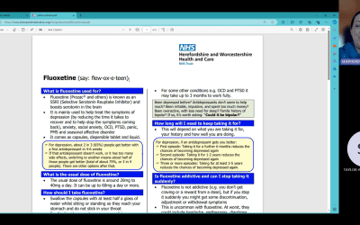 Now Available Anytime – How to find information about your mental health medication online